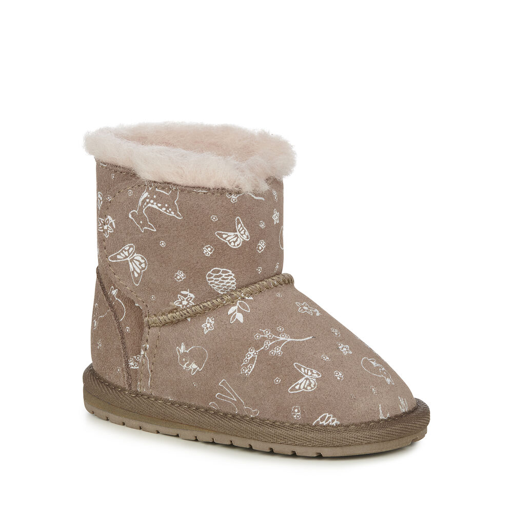Emu Woodland Toddle Babies Stiefel Kinder Khaki | SGJQVUA-24