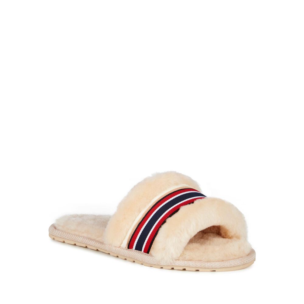 Emu Wrenlette Hausschuhe Damen Beige | RNPLWJV-20
