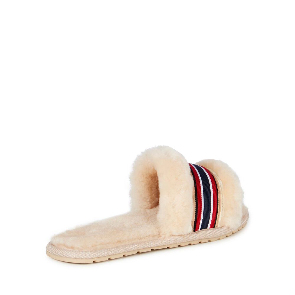 Emu Wrenlette Hausschuhe Damen Beige | RNPLWJV-20