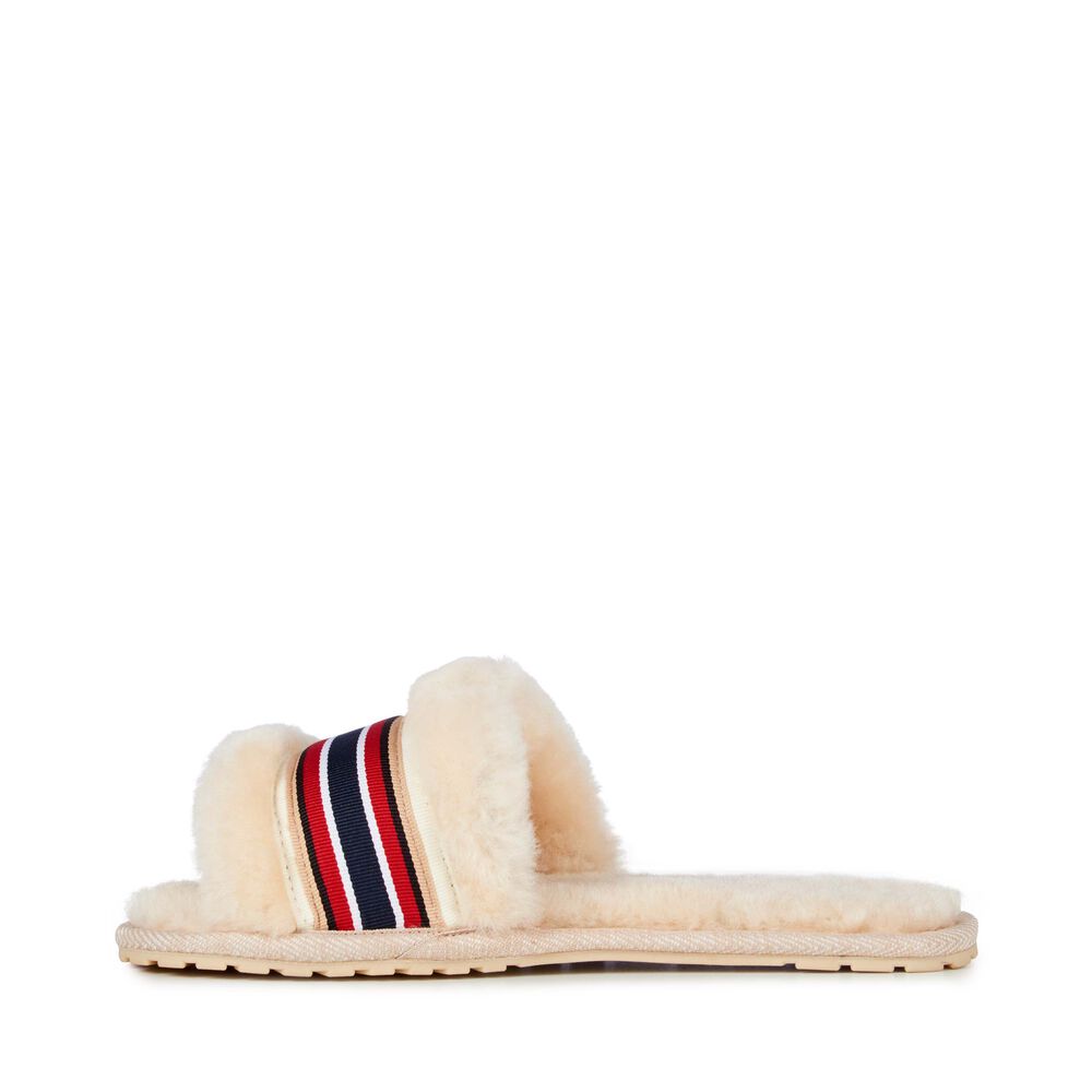 Emu Wrenlette Hausschuhe Damen Beige | RNPLWJV-20