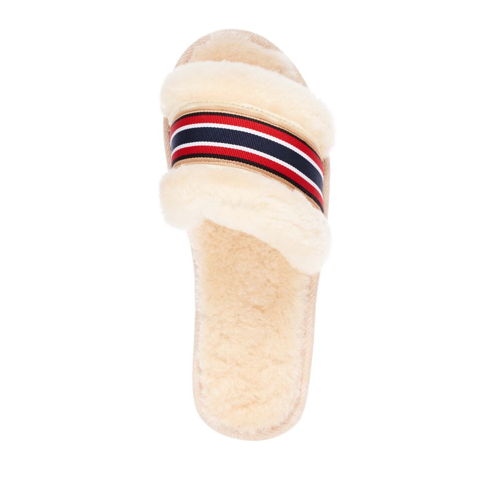Emu Wrenlette Hausschuhe Damen Beige | RNPLWJV-20