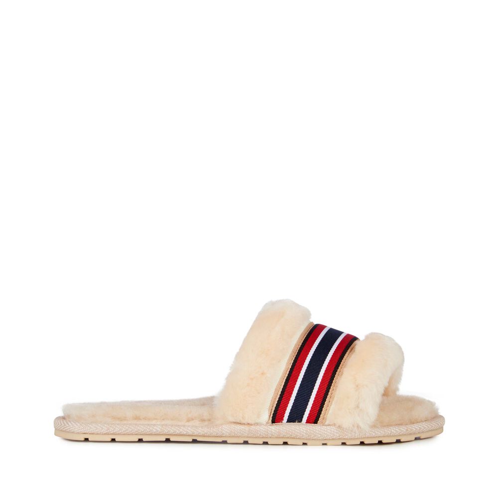 Emu Wrenlette Hausschuhe Damen Beige | RNPLWJV-20