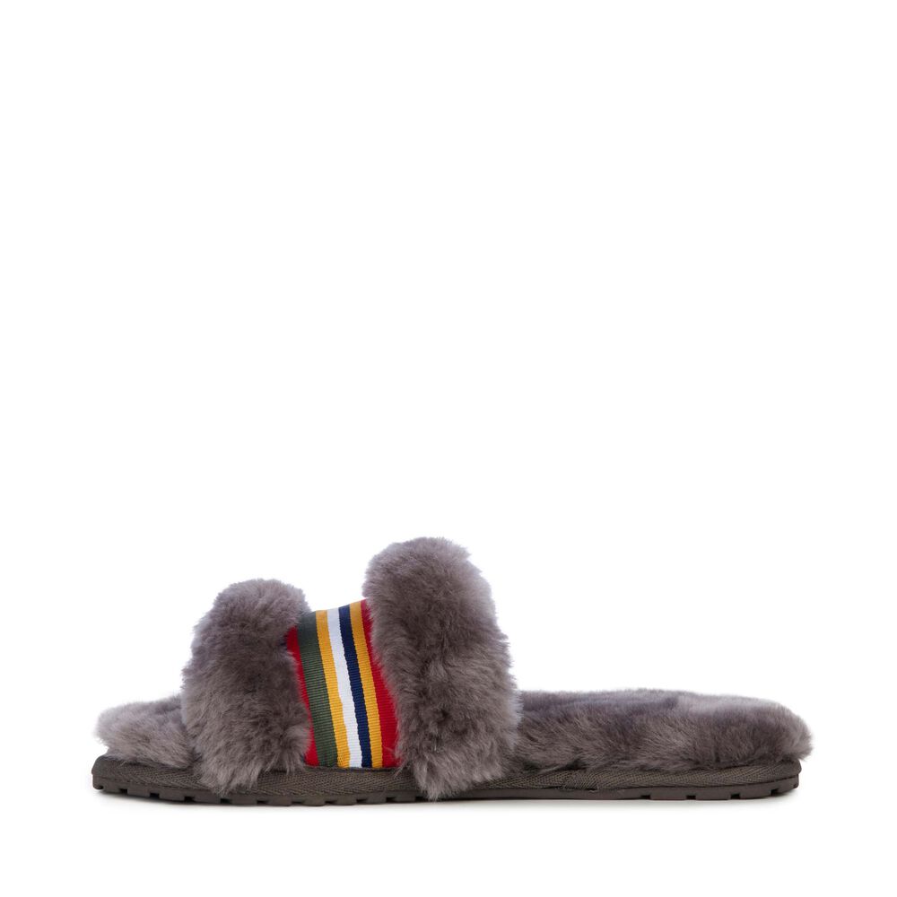 Emu Wrenlette Hausschuhe Damen Tiefesgrau | IRGBPHV-08