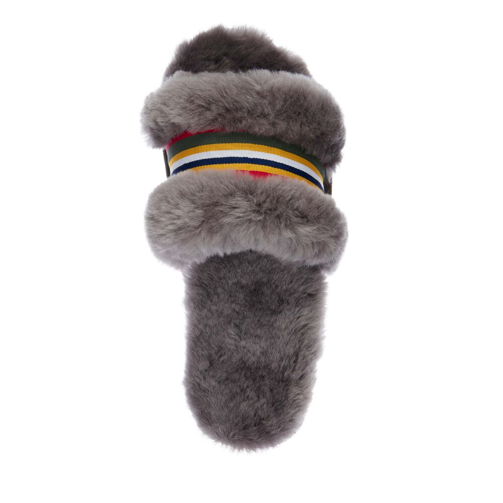 Emu Wrenlette Hausschuhe Damen Tiefesgrau | IRGBPHV-08